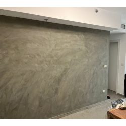 קיר צבוע בטון 1